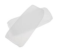 Toyvian 2pcs Silicone Remote Controller Sleeve for Air Conditioner and Tv, Drop-resistant Dustproof Protective Cover with Full Function Accessibility, for Kitchens and Bathrooms, White