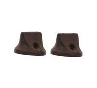 Toyvian 2pcs Simple Practical Ebony Chinese Erhu Bridge for Chinese Erhu Lovers Bridge Accessory Supply