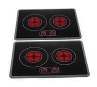 Toyvian 2pcs Simulation Induction Cooker Sound Light Effects Kitchen for Engaging Role Play Cooking Experience Educational Playset Accessories for Classroom Activities