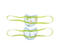 Toyvian 2pcs Small Bird Harness Carrier for Green-cheeked Conure and Cockatiel, Escape Resistant Fabric Bird Sling Vest with Handle, Breathable Parrot Travel Carrier for Outdoor Trips