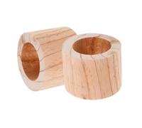 Toyvian 2Pcs Small Wooden Planter Box Mini Succulent Plant Pots for Home Office Garden Decoration Natural Peeled Pine Wood Diameter Height Decorative Artificial Flower Containers