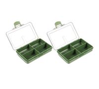 Toyvian 2pcs Snacklebox Portable Lure Organizer Fishing Terminal Tackle Box with Pp Material and Good Hardness for Outdoor Fishing Use Bait Storage Boxes and Accessories