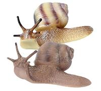 Toyvian 2pcs Snail Model Plastic Models Desktop Toys Animals for Kids Fake Snail Toys Realistic s Figurines Child Sculpture s Miniature Animals Wild Animal Kingdom Figurine