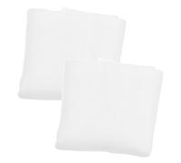 Toyvian 2pcs Snowflake Cotton Christmas Blanket Fake Snow Rug for Crafts Photo Prop Christmas Party Decorations for Village Display and Indoor Snow Setting
