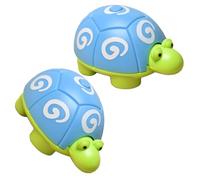 Toyvian 2pcs Soft Retractable Turtle Tape Measure for Body Measurements with Abs Construction and Pocket-sized Design, for Sewing Projects and Home Environment Use