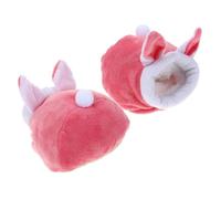 Toyvian 2pcs Soft Warm Hamster Cotton Nest Small Animal Bed for Hamsters Hedgehogs Easy to Clean Winter Ready Hideout for Small Pets