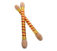 Toyvian 2pcs Sophora Wooden Drumsticks Innovative Percussion Marching Sticks Dandiya Sticks for Adults and Boys and Girls for Drumming Practice and Performance in Music Classes Home Use