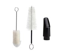 Toyvian 2pcs Soprano Saxophone Cleaning Brushes for Easy Maintenance and Tone for Musicians and Music Enthusiasts Instrument Accessory