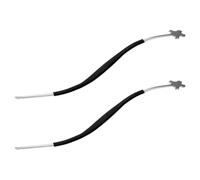 Toyvian 2pcs Sound Post Setter Tool Cello Accessories Metal Adjustable Positioning Instrument Tool Silver Black Simple Design for Luthiers and Cello Players