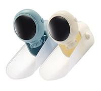 Toyvian 2pcs Splash Faucet Extender for Toddlers Cartoon Astronaut Design Sink Extender Fits Kitchen Bathroom Faucets