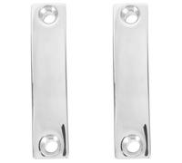 Toyvian 2pcs Stainless Steel Bimini Top Strap Pad Eye Kayak Deck Loops Webbing Footman Loop For Boat Marine Kayak Camper Truck Tie Downs