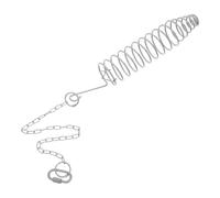 Toyvian 2pcs Stainless Steel Cage Fruit Holder with Chain for Cockatiels and Parakeets, Easy Access Hanging Millet Treat Holder with Secure Suspension Design for Outdoor and Balcony Use