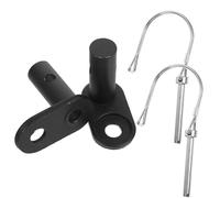 Toyvian 2pcs Steel Bike Trailer Coupler for Boys and Girls Trailers and Bikes Easy Installation Excellent Stability Suitable for Babies Cycling Accessories