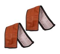 Toyvian 2pcs Stroller Handlebar Grip Cover Sleeve, Pu Leather Replacement Handle Protector with Comfortable Grip and Easy Installation for Outdoor Strolls
