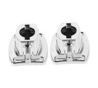 Toyvian 2pcs Sturdy Drum Mount Stand Bracket Holder for Cymbal Arm Instrument Rod Clip Tom Drum Clip Kit Clamp for Cymbal Mount Bracket