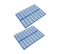 Toyvian 2pcs Sturdy Rabbit Cage Foot Mats Pet Mats Wear-resistant Floor Pads for Small Animals Bunny Cage Accessories