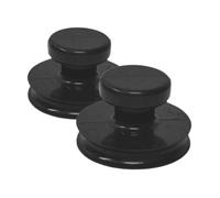 Toyvian 2Pcs Suction Cup Lifters for Singing Bowls Fluoroelastomer Handles for Enhanced Sound Quality and Secure Attachment for Sound Therapy and Meditation