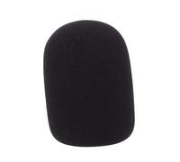 Toyvian 2pcs Supple Microphone Protective Cover Black Mic Protector Windscreen for Handheld Microphones Easy to Install and Safe Sponge Material for Interviews and Karaoke
