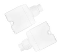 Toyvian 2pcs Supplemental Feeding Bottles with Lids Lightweight Portable Nursing Assist System Easy to Clean Milk Storage Compatible with Newborns for Weaning and Nutrition Supplement