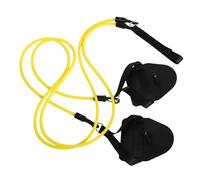 Toyvian 2pcs Swim Resistance Bands with Hand Paddles for Swimming Training High Elasticity Durable Swimming Exercise Equipment Muscle Strength Booster for Pool Workouts and Stroke