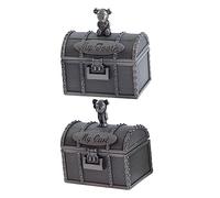 Toyvian 2pcs Teeth Storage Box Chic Organizer for Lost Teeth Fairy Box Milk Souvenir Case Fetal Hair Container