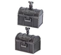 Toyvian 2pcs Teeth Storage Box for First Tooth Keepsake Fetal Hair Holder Box Memory