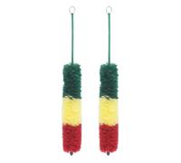 Toyvian 2pcs Tenor Clarinet Cleaning Swab: Sax Pad Brush Cleaner Absorbent Nylon Clarinet Care Tool For Flute Inside Long Tube Music Instrument Accessories