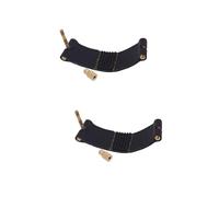 Toyvian 2pcs Tenor Saxophone Clip Embossed Flute Easy to Install Material Black Screws for Beginners and Artists Stabilizes Performance Skills