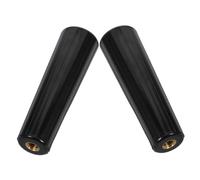 Toyvian 2pcs Thread Insulated Grill Rotisserie Handles Heat Resistant BBQ Barbecue Accessories for Outdoor Camping and Backyard Grilling