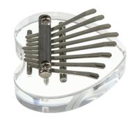 Toyvian 2pcs Thumb Piano Portable Kalimba Musical Instrument for Beginners Sapele Material for Boys and Girls and Adults Play Anytime and Anywhere