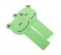 Toyvian 2pcs Toilet Lid Lifter Cartoon Design Efficient Handle for Easy Toilet Seat Raising Fun and Cute Accessory for Boys and Girls and Adults Green Color