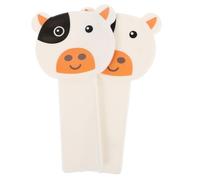 Toyvian 2pcs Toilet Lid Lifter Self-Adhesive Handle for Easy Toilet Seat Raising Fun Cartoon Design for Use Effortless Lifting Tool for Boys and Girls and Adults White