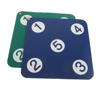 Toyvian 2pcs Training Mat Fencing Practice Target Rubber Quick Setup Enhanced Visibility Beginner Advanced Fencers Indoor Sabre Epee Foil Practice