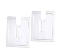 Toyvian 2pcs Transparent Slow Cooker Lid for Sous Vide Cooking Machine Clear Vacuum Cooking Cover with Precise Fit for Low-temperature Slow Cooker Accessories