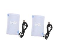 Toyvian 2pcs Travel Insulated Bottle Warmer for Portable USB Heater Bag for and Food Preservation Compatible Chargers and Power Banks