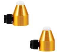 Toyvian 2pcs Tuning Fork Feet Gemstone Base for Meditation Accessory for Balancing and Chakra Easy to Install and Compatible Various Tuning Forks