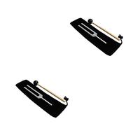 Toyvian 2pcs Tuning Fork Silicone Hammer and Carry Bag for Nerve Sensory Audio Testing Aluminum Alloy Construction for Accurate Frequency Response and Easy Storage