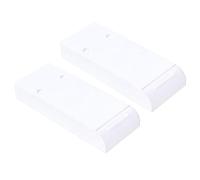 Toyvian 2pcs under Table Drawer Adhesive Storage Box with Invisible Design, Abs Material, Space Saving Pencil Case for Mobile Phone and Notes Organiser, for Home and Office Desk Use