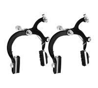 Toyvian 2pcs Universal Compatibility Bike Brakes Set for Folding and Bicycles, Front and Rear C Caliper Brake Kit, Alloy Material, Portable Design, for Public Transit and Small Apartments