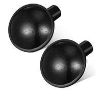 Toyvian 2pcs Universal Watering Can Sprinkler Head Replacement Nozzle for Indoor Outdoor Plants Garden Watering Can Head Cap Black