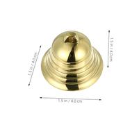 Toyvian 2Pcs Vintage Copper Bells Hanging Charms for DIY Jewelry Making Crafts Pet Bells Wind Chimes Home Door Decoration Crafting Accessories