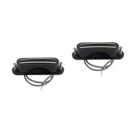 Toyvian 2pcs Vintage Twin Hot Rail Humbucker Pickup Double Coil Alnico for Electric Mandolin Guitar Replacement Parts Springs Screws for Humbucker Pickups