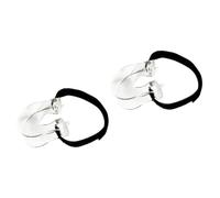 Toyvian 2pcs Violin Bow Tool Lightweight Straighten Collimator for Beginners Easy Install Transparent Accessory for Practice and Skill Improvement