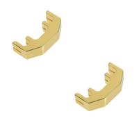 Toyvian 2pcs Violin Mute for Quiet Practice Design Reduces Sound Level for Home Use for Studios and Rehearsals Easy to Install Violin Bridge