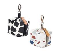 Toyvian 2pcs Waterproof Bag Clip Food Grade Soother Pouch Portable Case for Change Snack Soother Chain