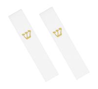 Toyvian 2pcs White Resin Mezuzah Holder for Door Spiritual Jewish Mezuzah Wall Fixture Home Decor for Front Door Easy Installation Jewish Home Blessing and Housewarming