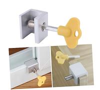 Toyvian 2pcs Window Safety Locks Childproof Catch Home Store Office Safety Lock Buckle Theft Window for Boy Girl