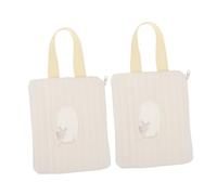Toyvian 2pcs Wipe Dispenser Box for Travel Diaper Bag Portable Wet Wipes Holder Travel Dispenser