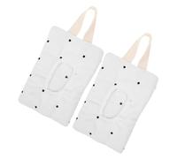 Toyvian 2pcs Wipes Holder Multi-use Wet Tissue Dispenser Hanging Strap for Strollers and Scooters Washable and Reusable Wipe Storage Pouch
