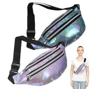 Toyvian 2Pcs Women Crossbody Fanny Pack Oxford Cloth Belt Bag for Outdoor Sports Strap Stylish Embossed Design Capacity for Travel and Daily Use